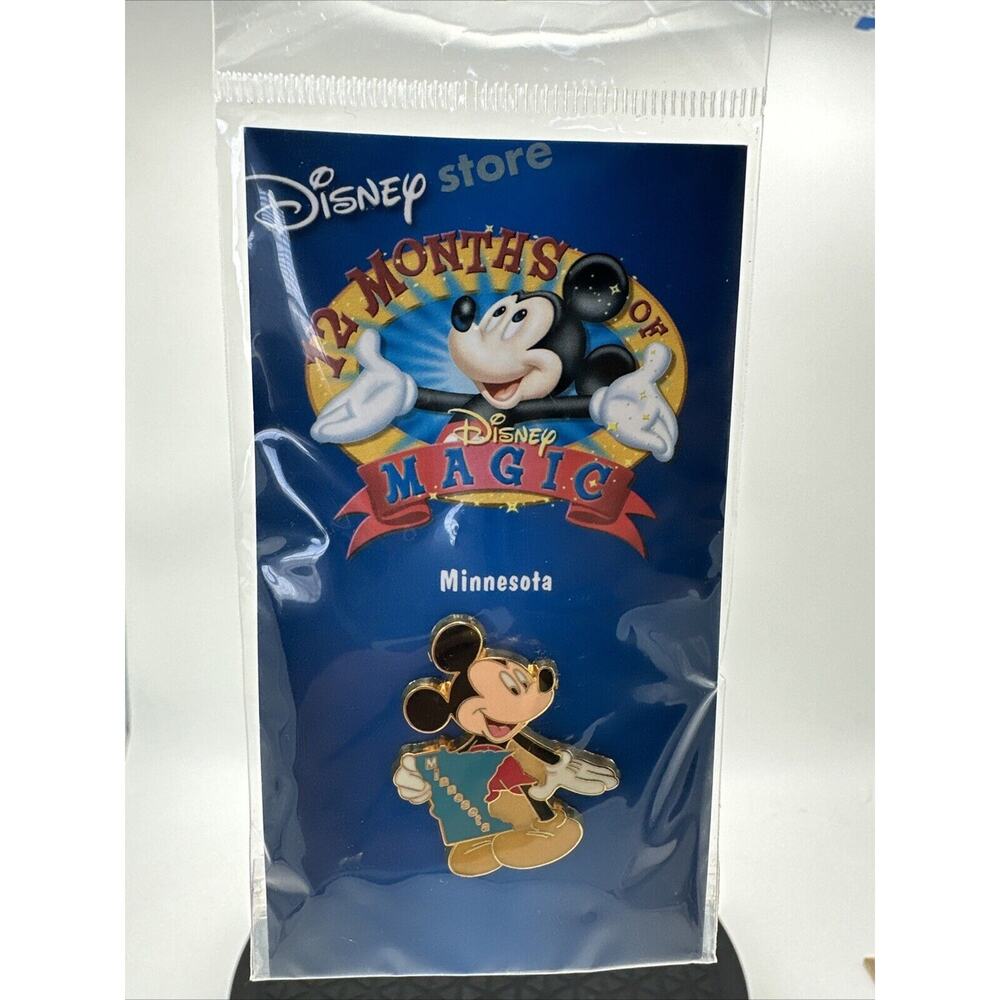 2002 Disney Mickey Mouse Trading Pin State Character Minnesota NEW